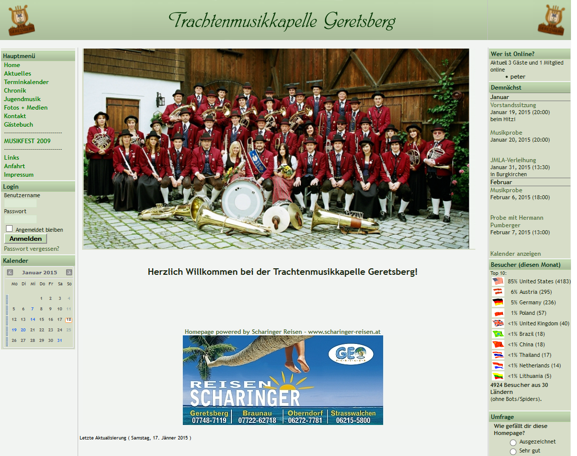 alte Homepage (bis 2015)